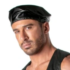 Béret Réversible Militaire Camouflage - Noir -Boutique De Sous-vêtements beret reversible militaire camouflage noir tof paris 2