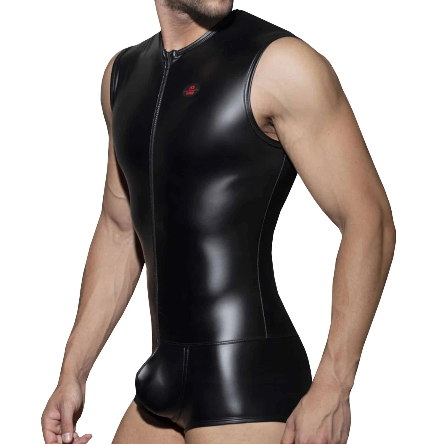 Body Boxer Front Zip Rub Cockring Noir 1 Body Boxer Front Zip Rub Cockring Noir