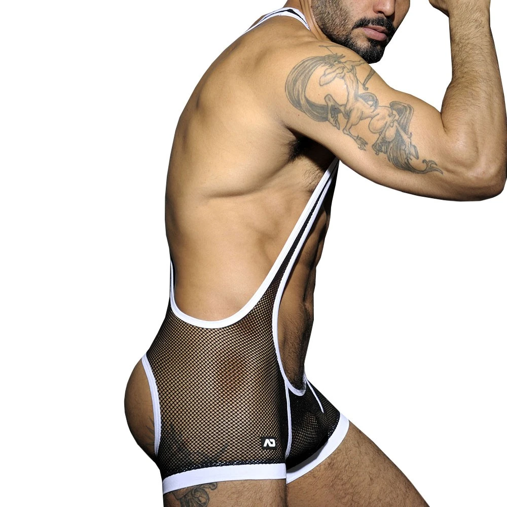 Body Mesh Fetish Noir - Blanc 1 Body Mesh Fetish Noir - Blanc