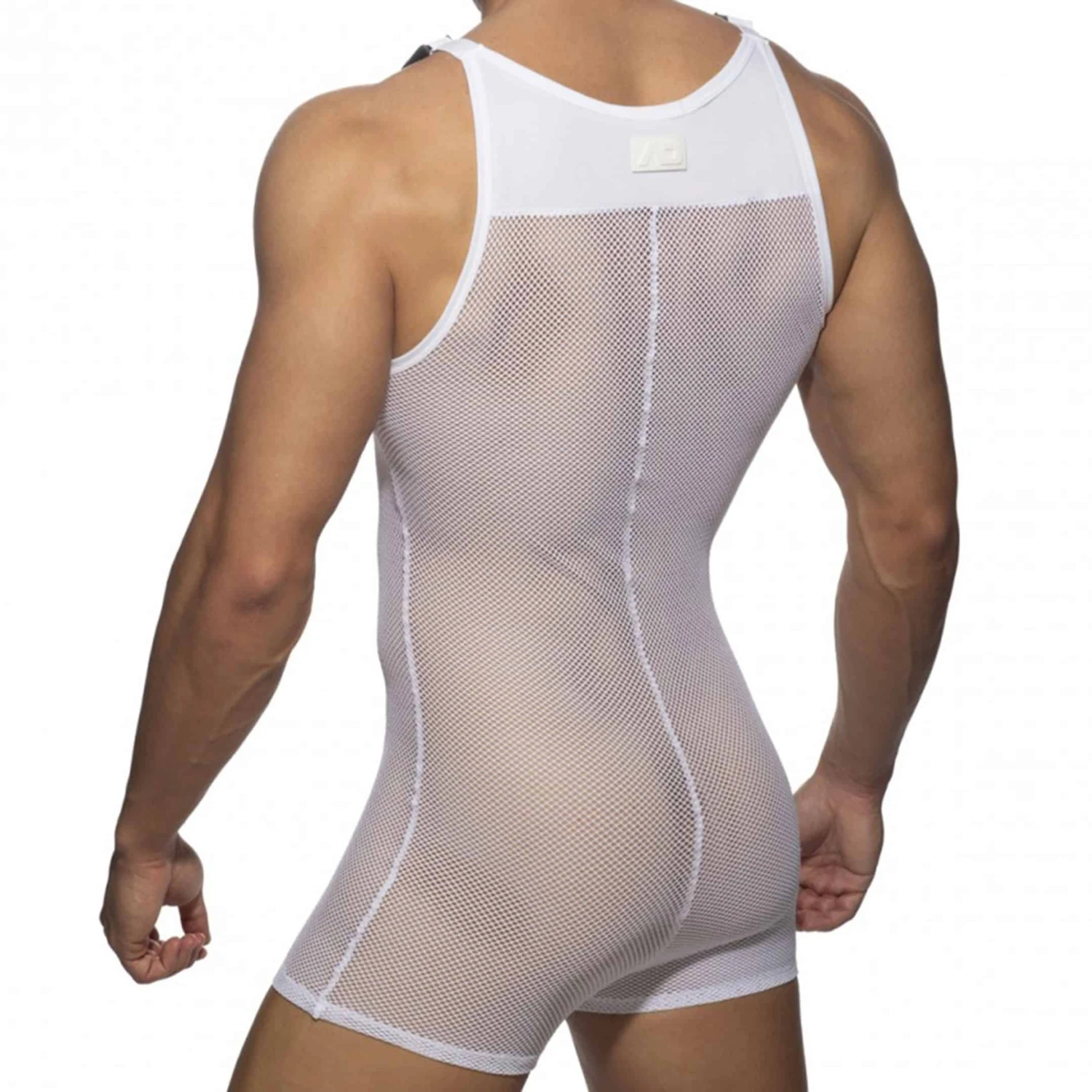 Body Mesh Wrestling Blanc 2 Body Mesh Wrestling Blanc – Image 2