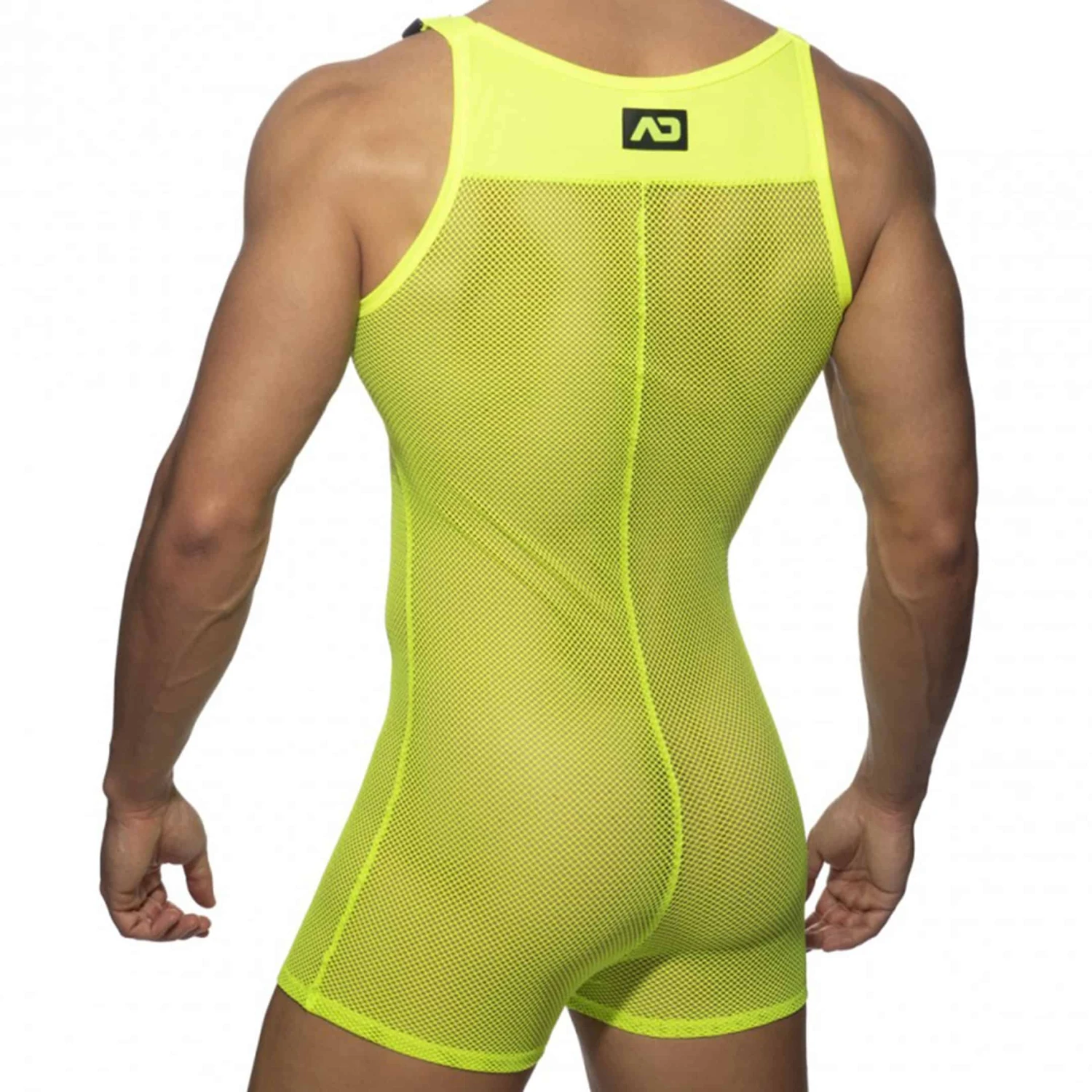 Body Mesh Wrestling Jaune Fluo 2 Body Mesh Wrestling Jaune Fluo – Image 2