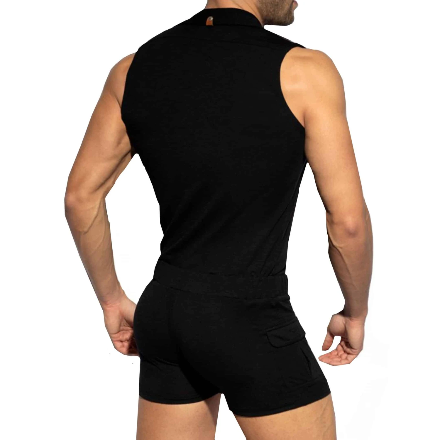 Body Sans Manche Noir 1 Body Sans Manche Noir