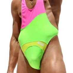 Body String De Bain Lian Vert - Rose 7 Body String De Bain Lian Vert - Rose -Boutique De Sous-vêtements body string de bain lian vert rose rufskin 3
