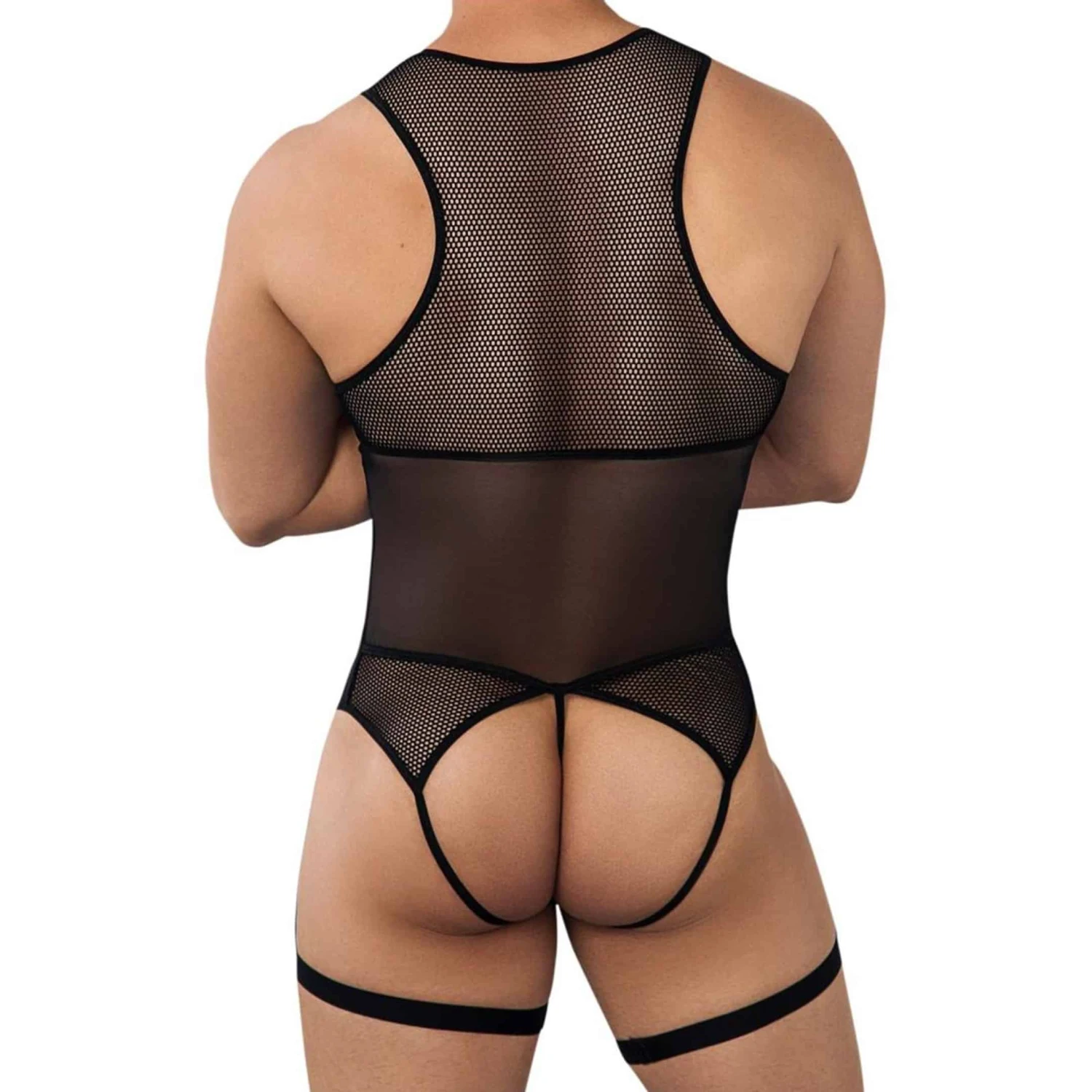 Body String Jarretière Résille Noir 1 Body String Jarretière Résille Noir