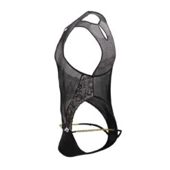 Body String Résille Dentelle Chaînette Noir 8 Body String Résille Dentelle Chaînette Noir -Boutique De Sous-vêtements body string resille dentelle chainette noir candyman 3