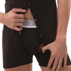 Body Varva Noir -Boutique De Sous-vêtements body varva noir barcode 3