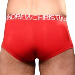 Boxer Almost Naked Happy Modal Rouge -Boutique De Sous-vêtements boxer almost naked happy modal rouge andrew christian 3