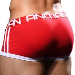 Boxer Almost Naked Phys. Ed. Varsity Rouge -Boutique De Sous-vêtements boxer almost naked phys ed varsity rouge andrew christian 2