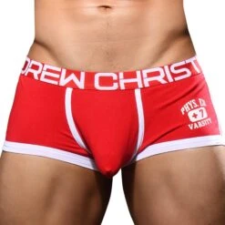 Boxer Almost Naked Phys. Ed. Varsity Rouge