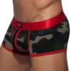 Boxer Camo Stripe Rouge