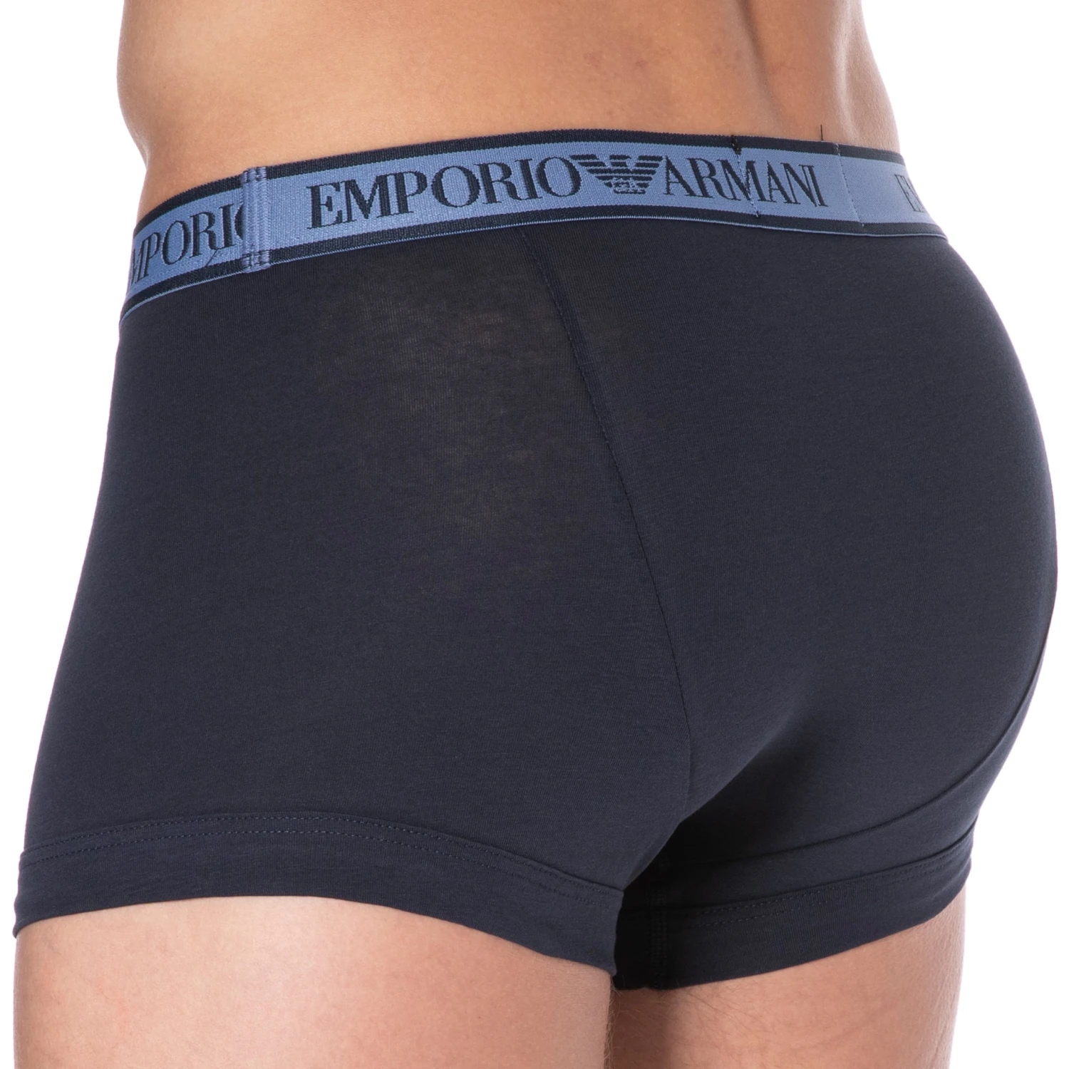 Boxer Core Logoband Coton Bleu Marine 2 Boxer Core Logoband Coton Bleu Marine – Image 2