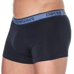 Boxer Core Logoband Coton Bleu Marine