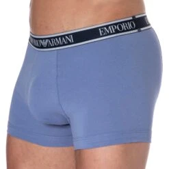 Boxer Core Logoband Coton Bleu Oxford