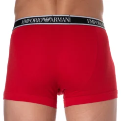 Boxer Core Logoband Coton Rouge -Boutique De Sous-vêtements boxer core logoband coton rouge emporio armani 2