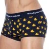 Boxer Court Canard Coton Bleu Marine