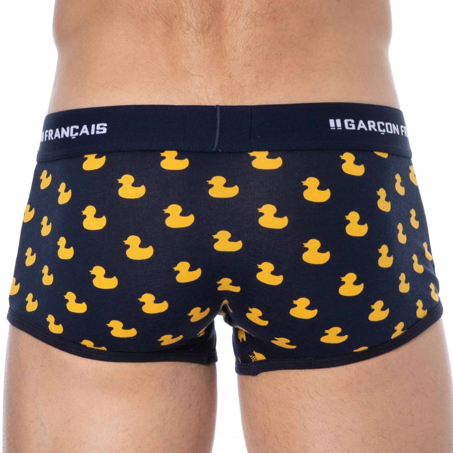 Boxer Court Canard Coton Bleu Marine 3 Boxer Court Canard Coton Bleu Marine – Image 3