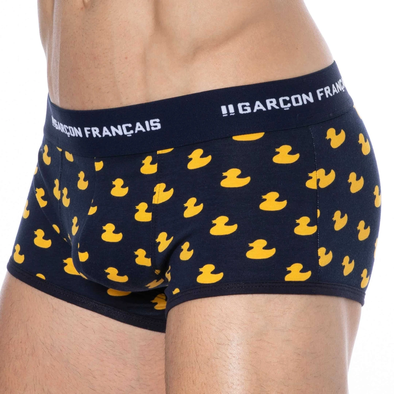 Boxer Court Canard Coton Bleu Marine 1 Boxer Court Canard Coton Bleu Marine