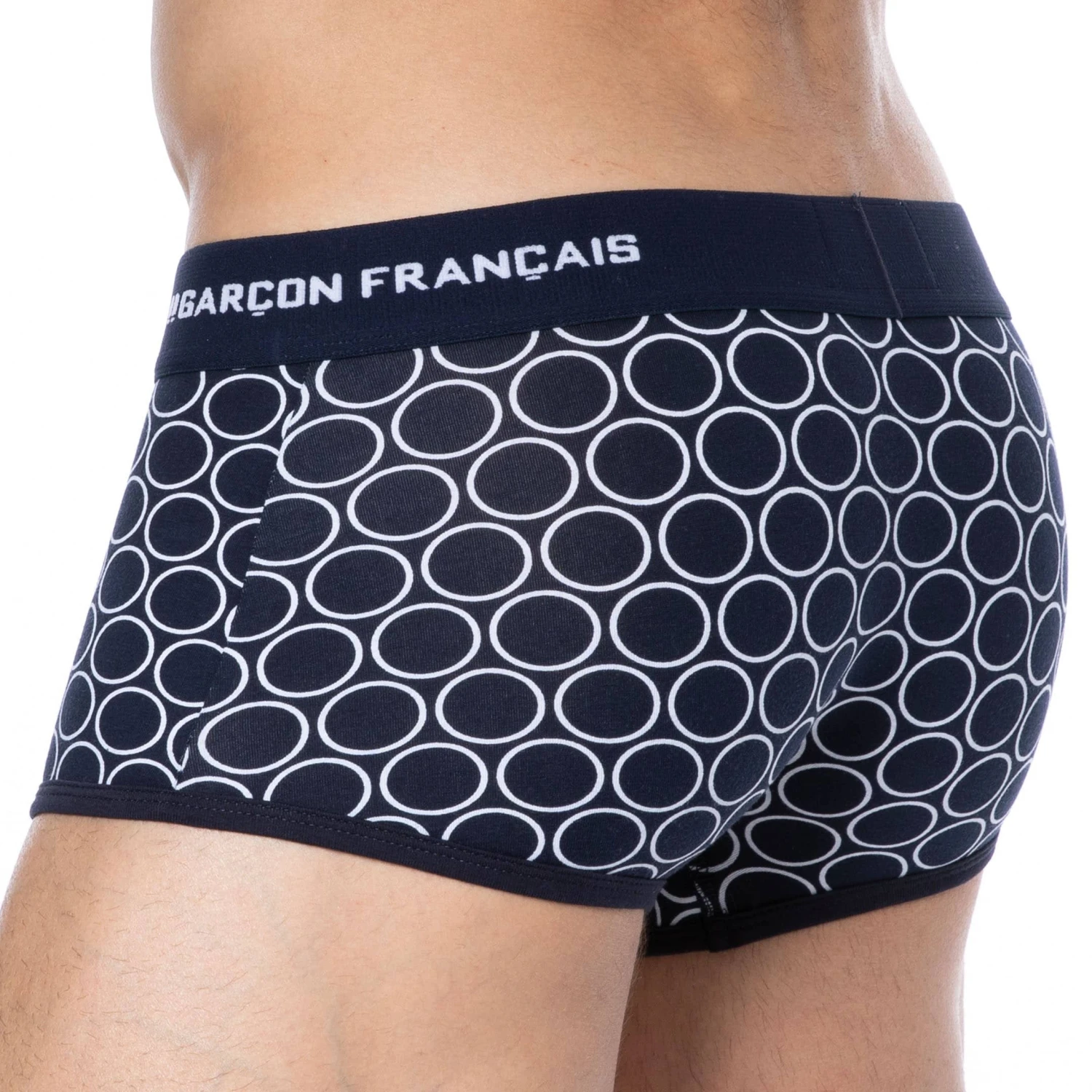 Boxer Court Cercle Coton Bleu Marine 2 Boxer Court Cercle Coton Bleu Marine – Image 2