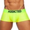 Boxer Court Cockring Mesh Neon Jaune Fluo