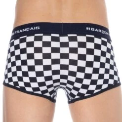 Boxer Court Damier Coton 5 Boxer Court Damier Coton -Boutique De Sous-vêtements boxer court damier coton garcon francais 2