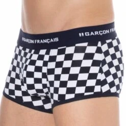 Boxer Court Damier Coton