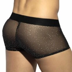 Boxer Court Net Glitter Noir