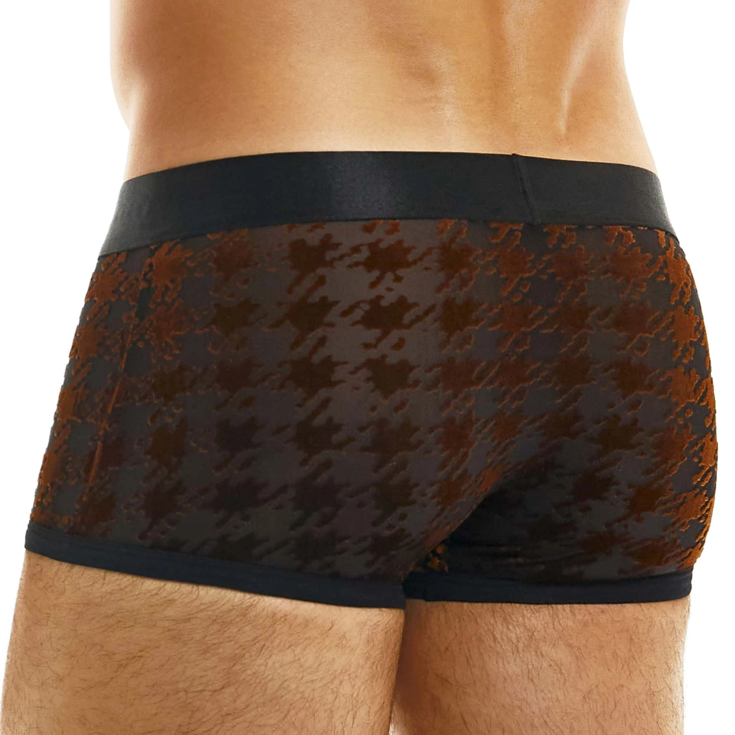 Boxer Court Pied De Poule Bronze 2 Boxer Court Pied De Poule Bronze – Image 2