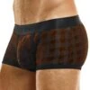 Boxer Court Pied De Poule Bronze