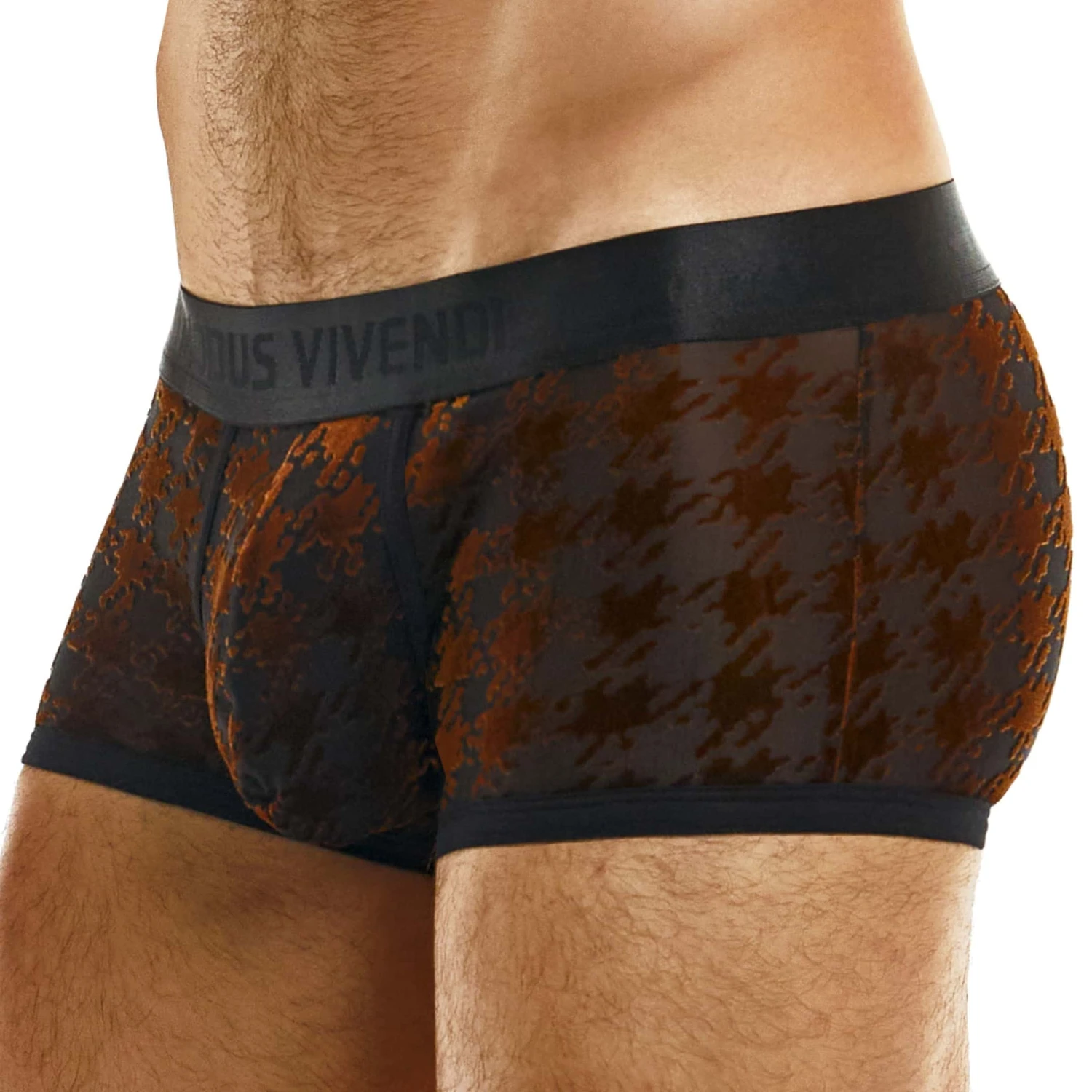 Boxer Court Pied De Poule Bronze 1 Boxer Court Pied De Poule Bronze