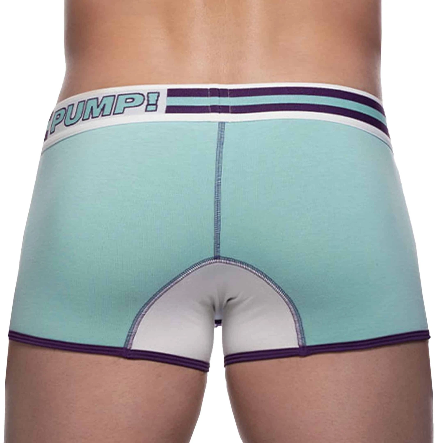 Boxer Court Sportboy Activate Bleu Turquoise - Blanc 2 Boxer Court Sportboy Activate Bleu Turquoise - Blanc – Image 2