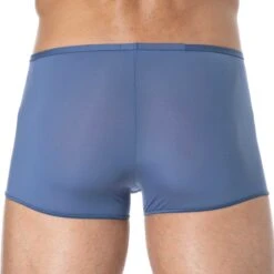 Boxer Court Temptation Plume Microfibre Bleu Jeans 7 Boxer Court Temptation Plume Microfibre Bleu Jeans -Boutique De Sous-vêtements boxer court temptation plume microfibre bleu jeans hom 2