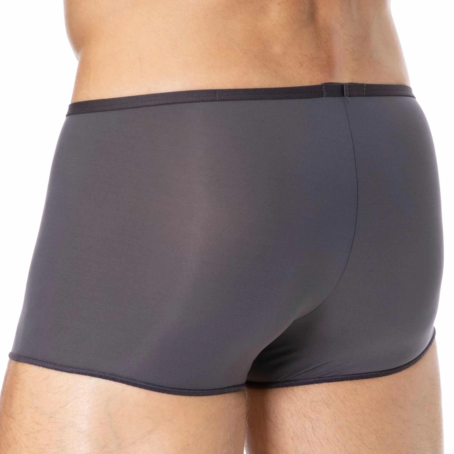 Boxer Court Temptation Plume Microfibre Gris Anthracite 2 Boxer Court Temptation Plume Microfibre Gris Anthracite – Image 2