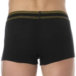 Boxer Damien Coton Noir - Or -Boutique De Sous-vêtements boxer damien coton noir or diesel 2