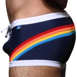Boxer De Bain California Bleu Marine 5 Boxer De Bain California Bleu Marine -Boutique De Sous-vêtements boxer de bain california bleu marine andrew christian 2