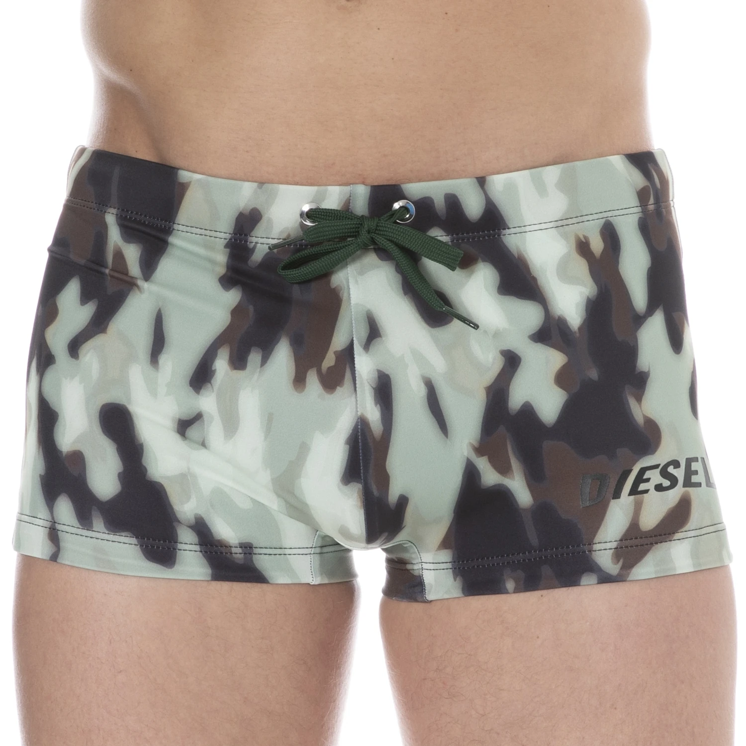 Boxer De Bain Camouflage Kaki 1 Boxer De Bain Camouflage Kaki