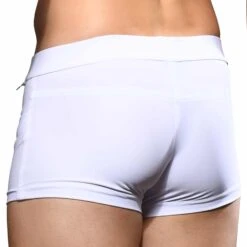 Boxer De Bain Riviera Blanc -Boutique De Sous-vêtements boxer de bain riviera blanc andrew christian 2
