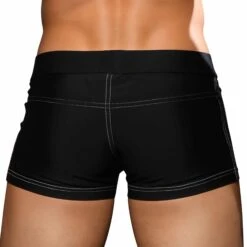 Boxer De Bain Riviera Noir -Boutique De Sous-vêtements boxer de bain riviera noir andrew christian 3