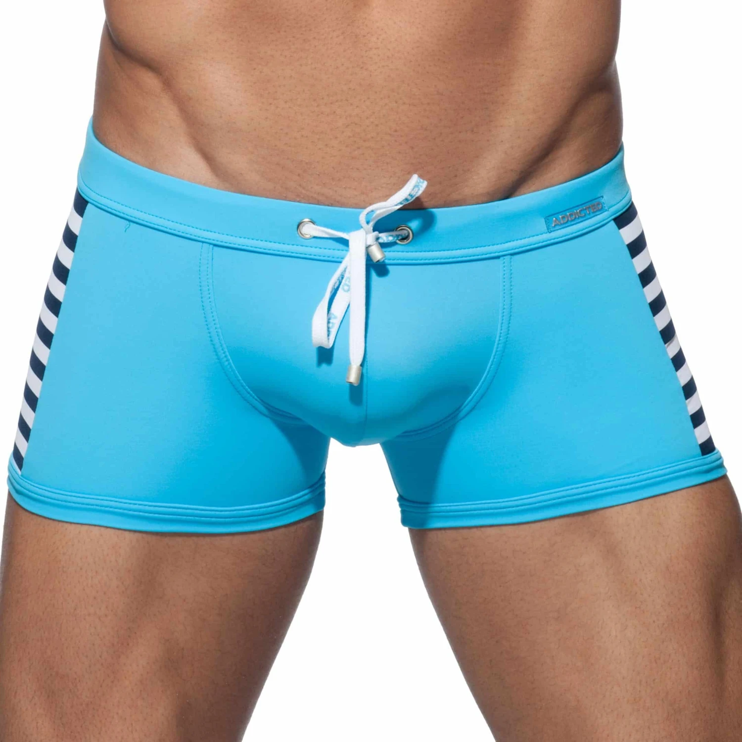 Boxer De Bain Sailor Colored Turquoise 1 Boxer De Bain Sailor Colored Turquoise