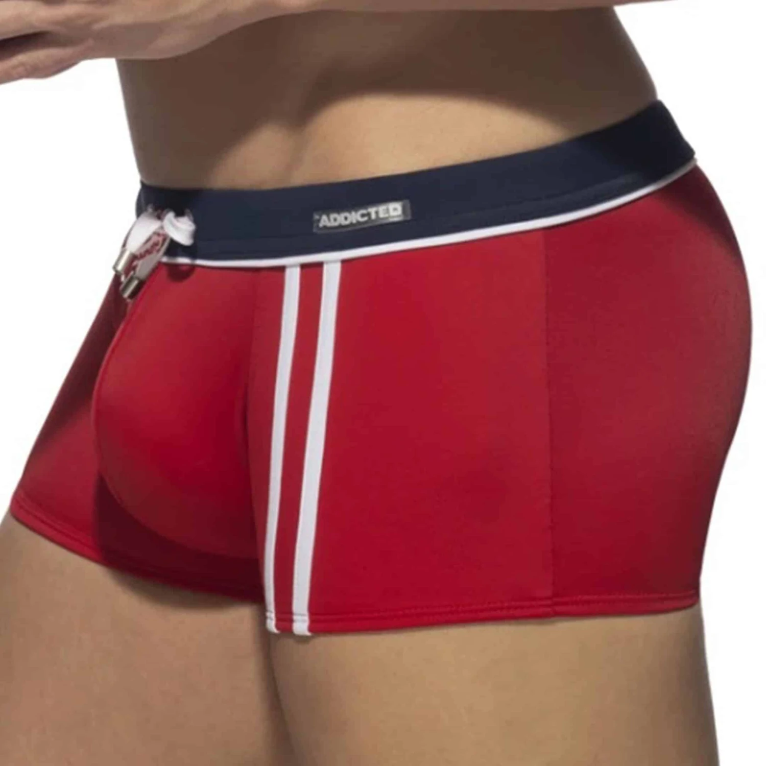 Boxer De Bain Sport Detail Binding Rouge 1 Boxer De Bain Sport Detail Binding Rouge