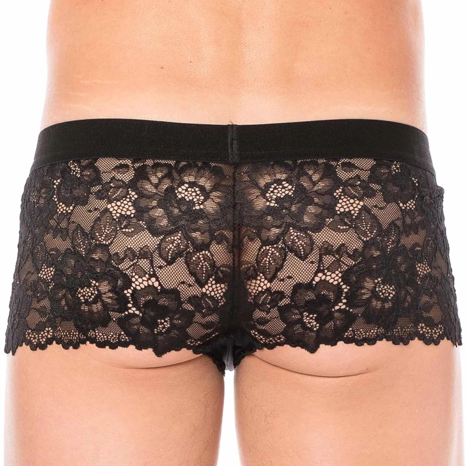 Boxer Dentelle Noir 1 Boxer Dentelle Noir