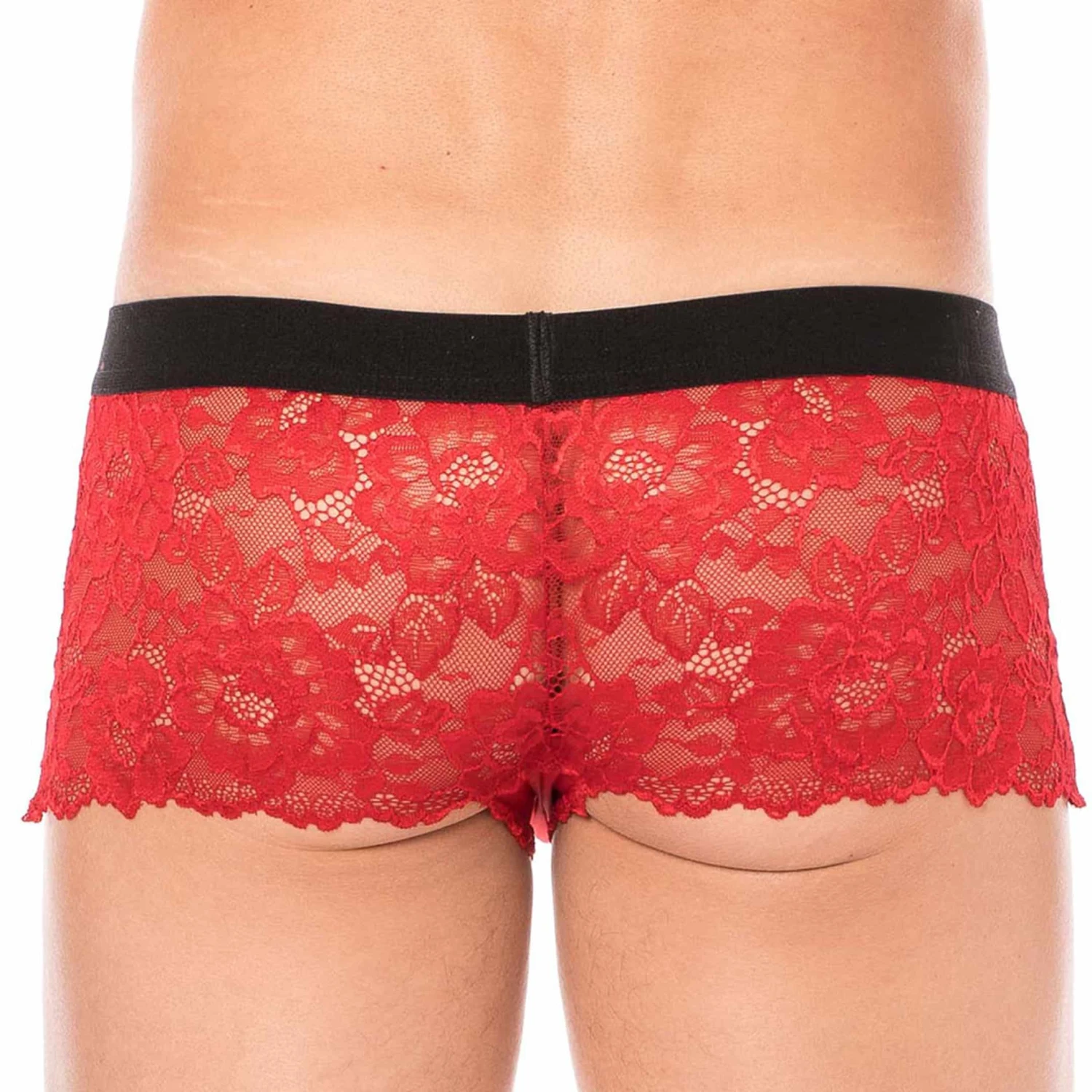 Boxer Dentelle Rouge 1 Boxer Dentelle Rouge