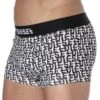 Boxer DSL Coton Blanc - Noir