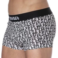 Boxer DSL Coton Blanc - Noir
