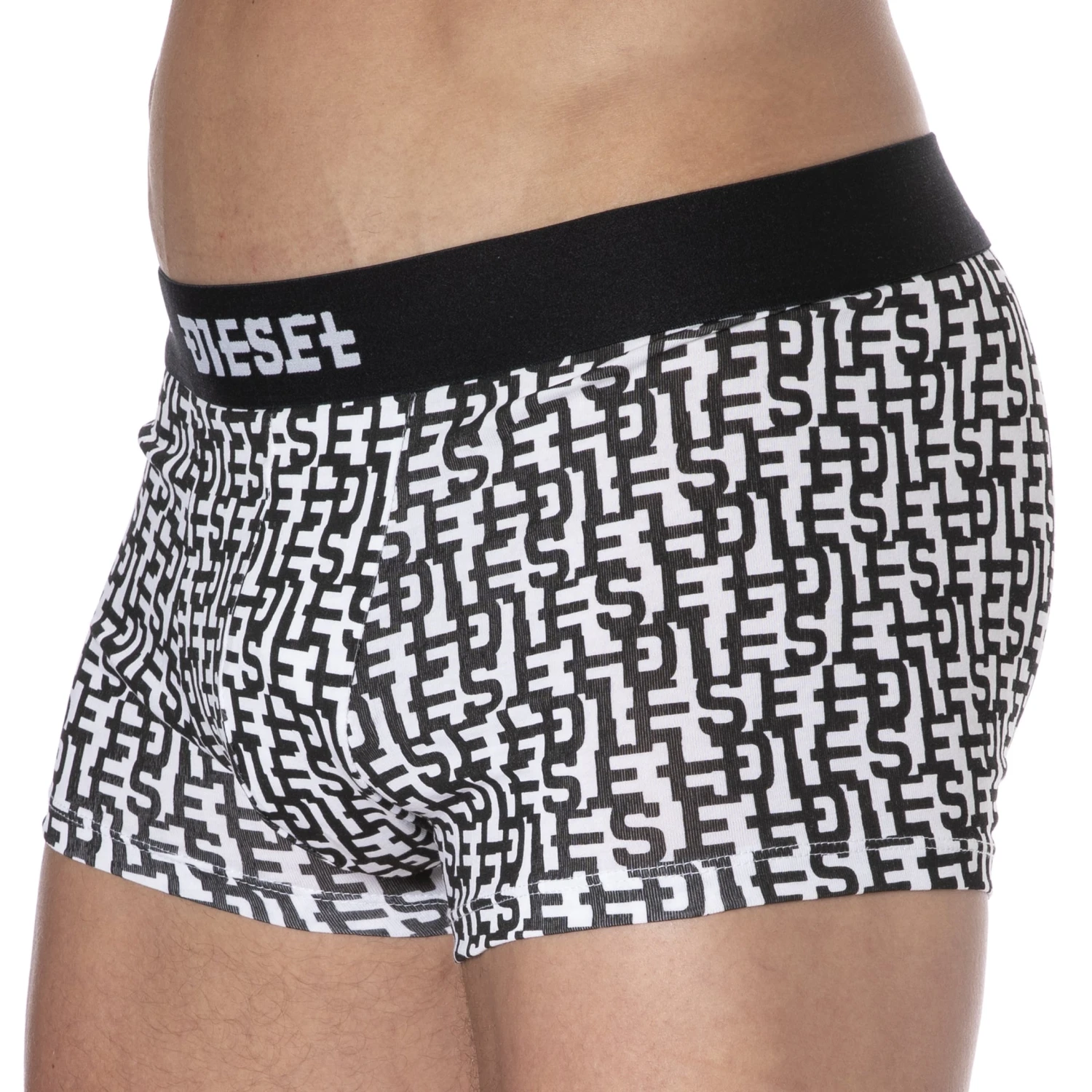 Boxer DSL Coton Blanc - Noir 1 Boxer DSL Coton Blanc - Noir