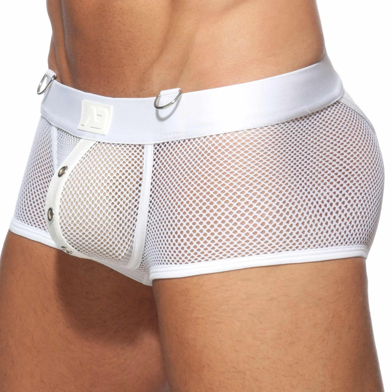 Boxer Empty Bottom Mesh Mixed Blanc 2 Boxer Empty Bottom Mesh Mixed Blanc – Image 2
