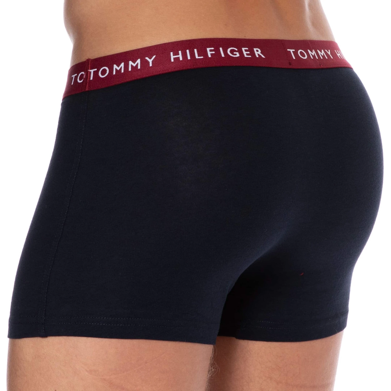 Boxer Essential Coton Recyclé Bleu Marine - Rouge 2 Boxer Essential Coton Recyclé Bleu Marine - Rouge – Image 2