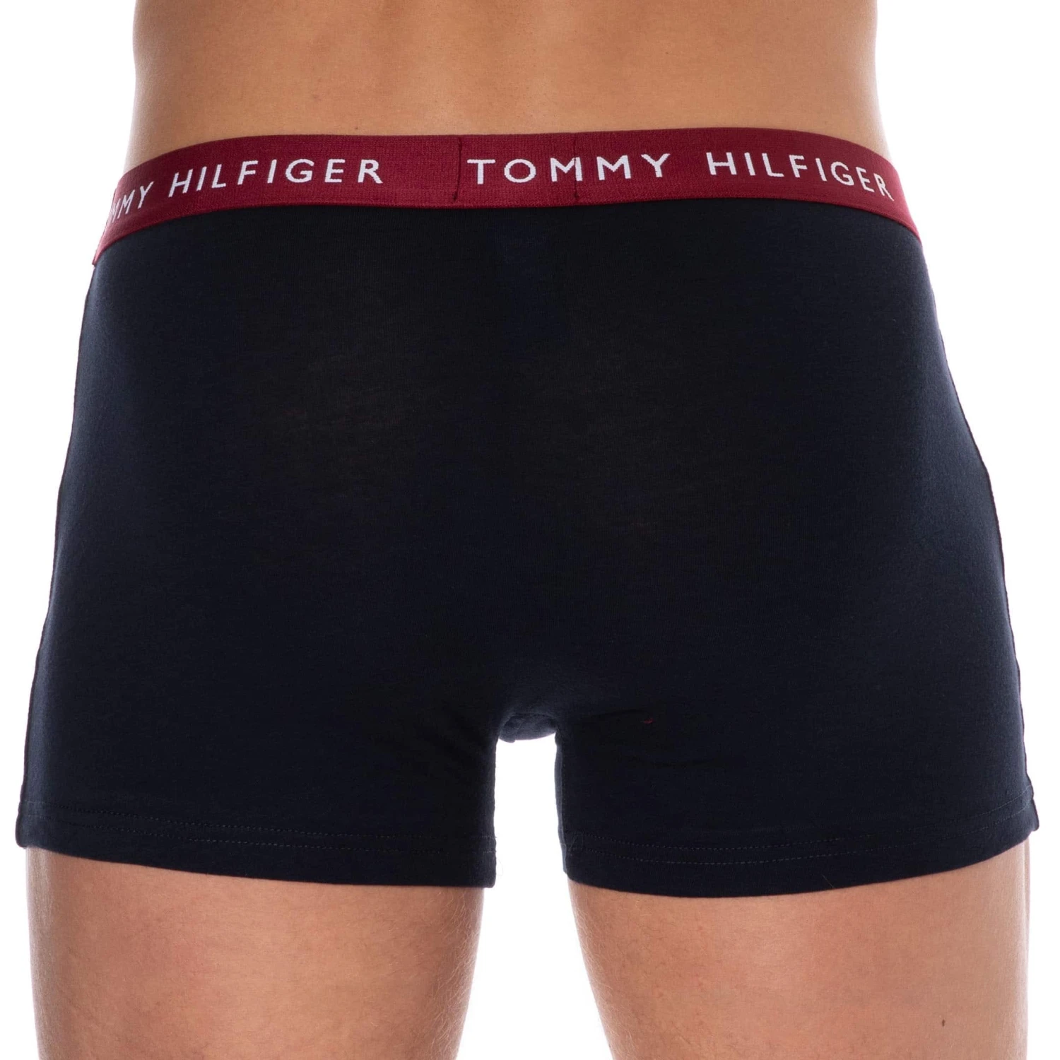 Boxer Essential Coton Recyclé Bleu Marine - Rouge 3 Boxer Essential Coton Recyclé Bleu Marine - Rouge – Image 3