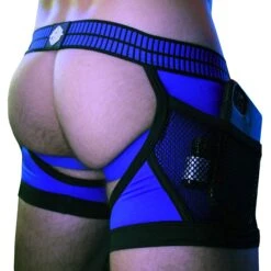 Boxer Jock Chock Hybred Bleu