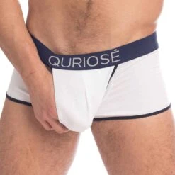 Boxer Let Me Out Coton Blanc