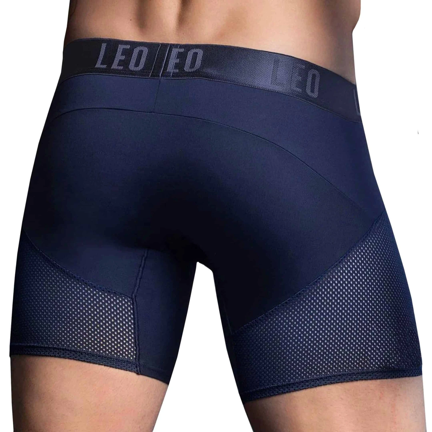 Boxer Long Advanced Mesh Bleu Marine 2 Boxer Long Advanced Mesh Bleu Marine – Image 2